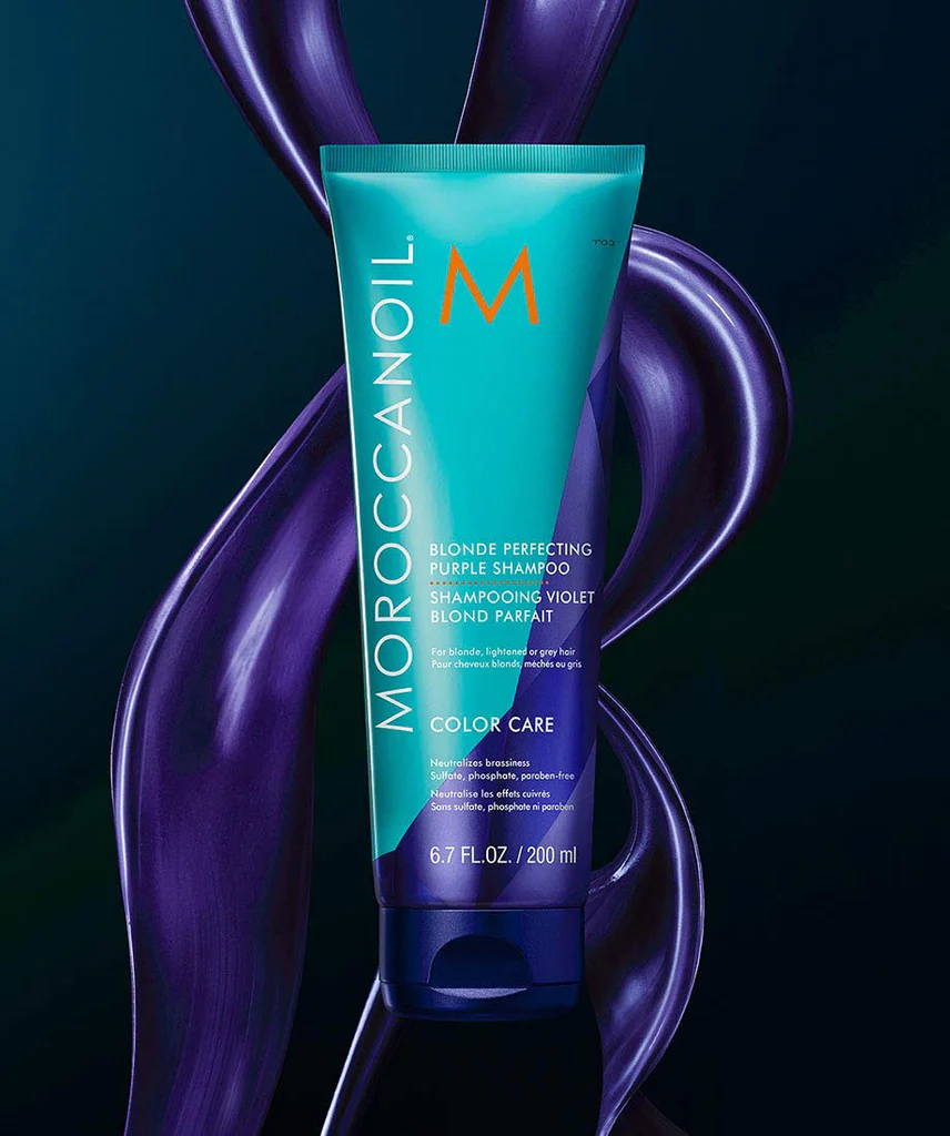 Moroccanoil Blonde Perfecting Purple Shampoo